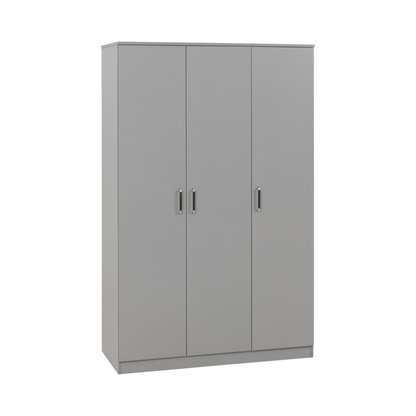 Dakota 3 Door Wardrobe – Light Grey