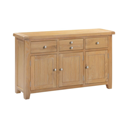 Windsor 3 Door 3 Drawer Sideboard – Natural Oak