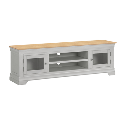 Bordeaux TV Stand - Pebble Grey Oak