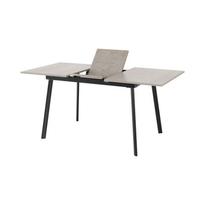 Avery Extending Dining Table – Concrete & Grey Oak Effect