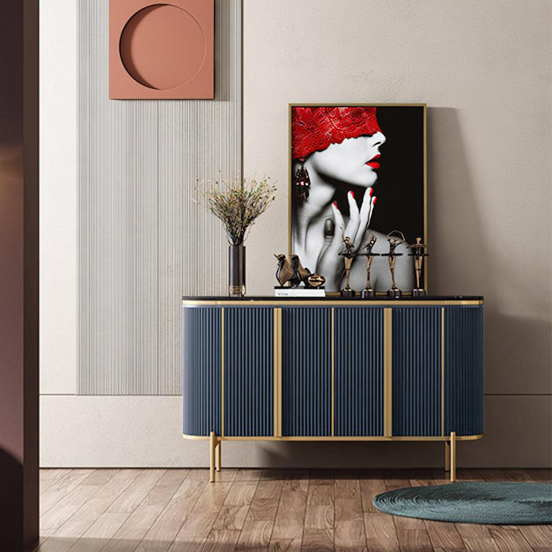 Elec Sideboard, Green & Gold