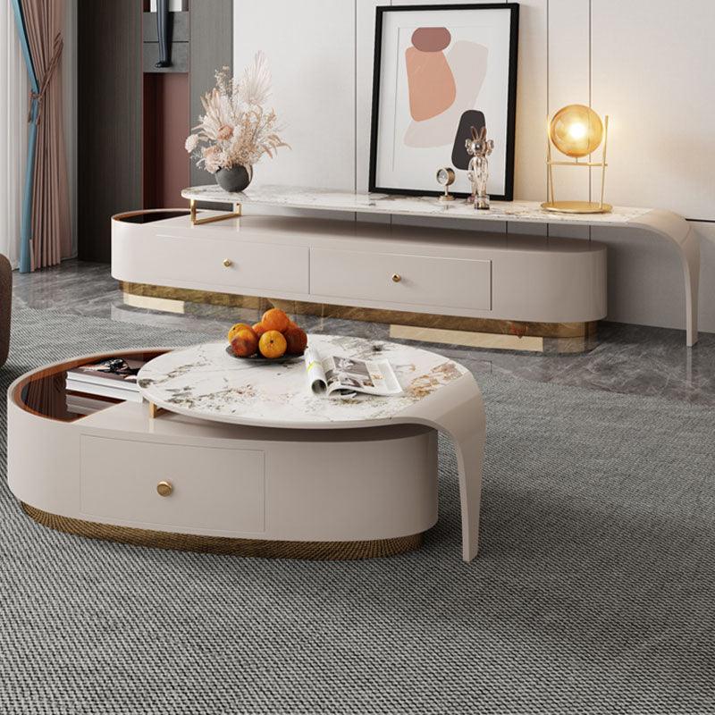 LeChamp Coffee Table with TV Stand