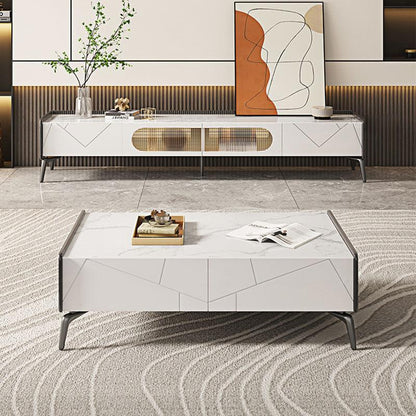 NANA Rectangular Coffee Table With TV Stand