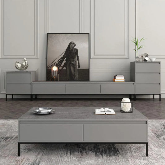 Rowick Living Room Table Set, Coffee Table, TV Stand, SIdeboard