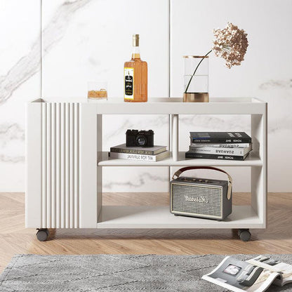 Dulcie Side Table With Wheels, Hallway Storage