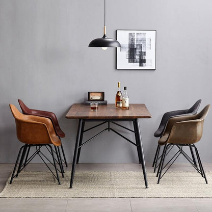 Bobby Dining Chair, Distressed Leather