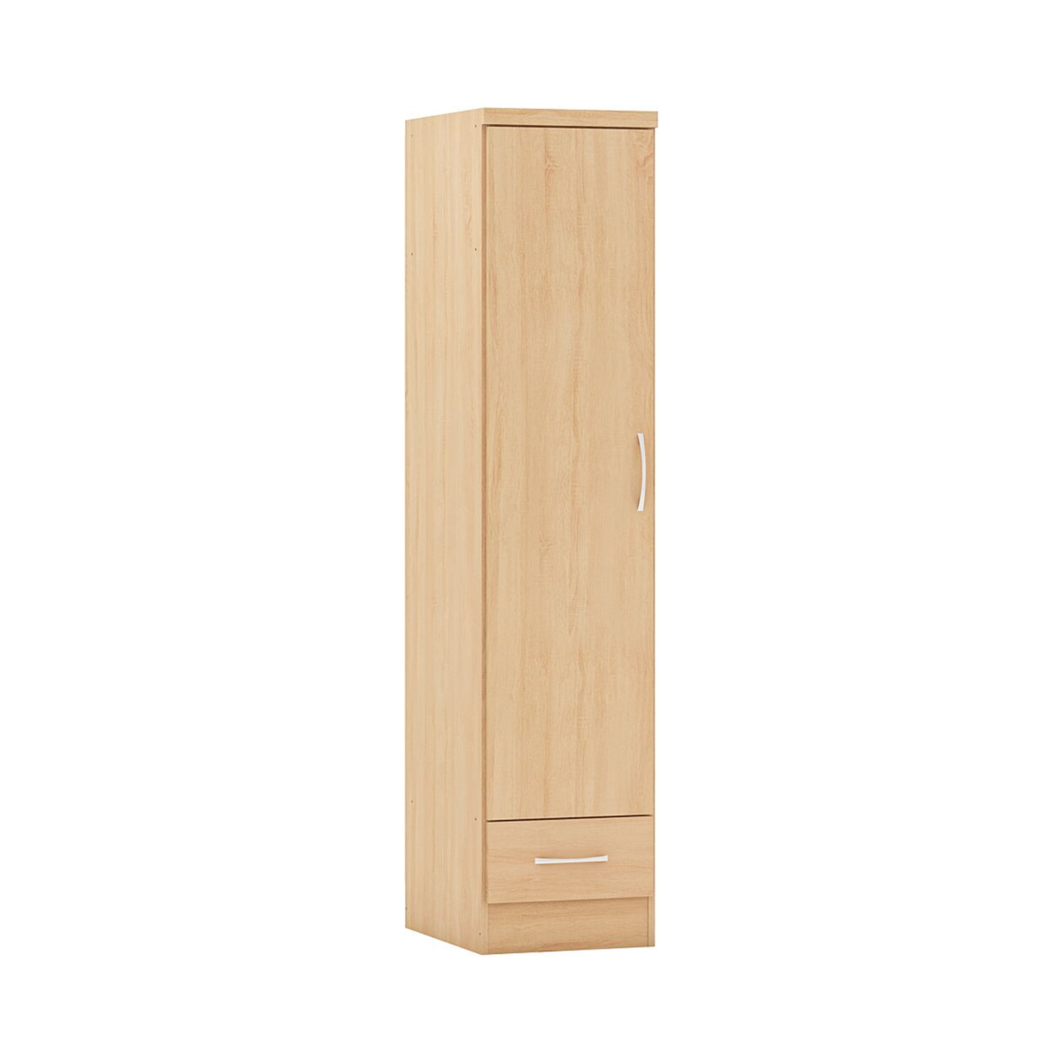 Nevada 1 Door 1 Drawer Wardrobe – Sonoma Oak Effect