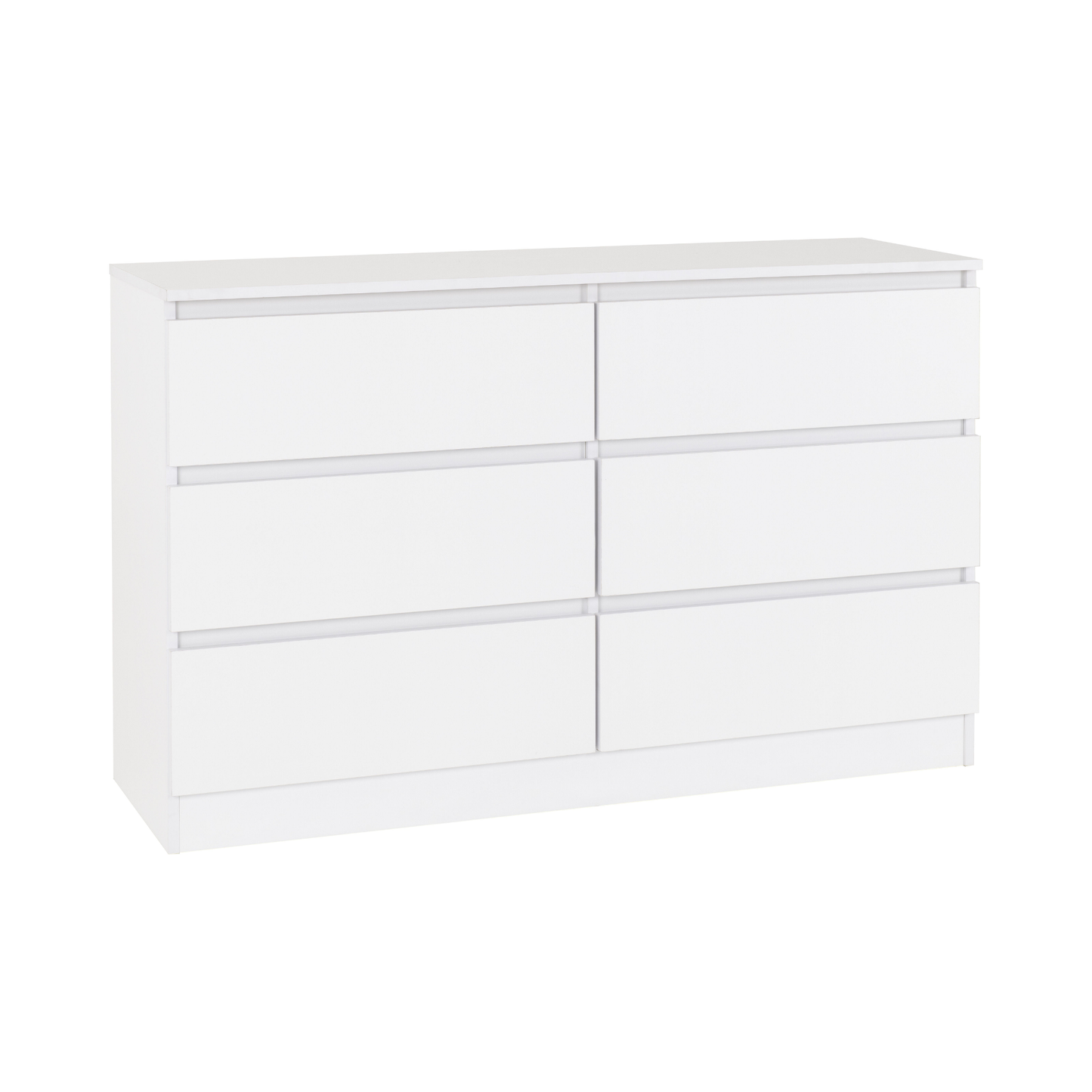 Malvern 6 Drawer Chest - White