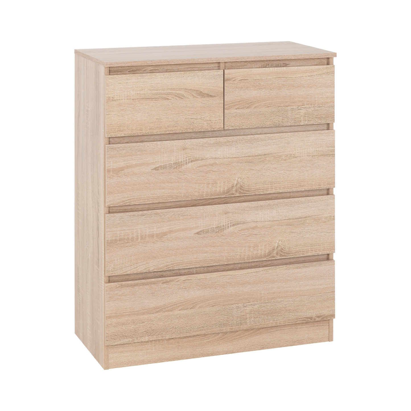Malvern 3+2 Drawer Chest – Sonoma Oak Effect, Stylish Storage Solution