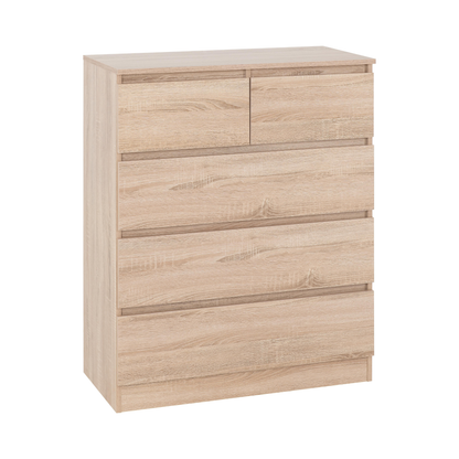 Malvern 3+2 Drawer Chest – Sonoma Oak Effect, Stylish Storage Solution