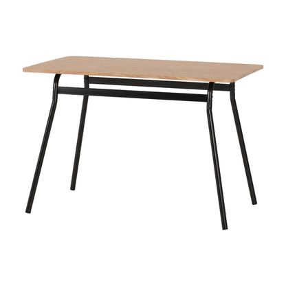 Warren 1+4 Dining Set - Russet Oak Effect/Black