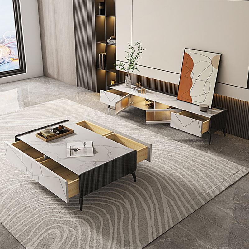 NANA Rectangular Coffee Table With TV Stand