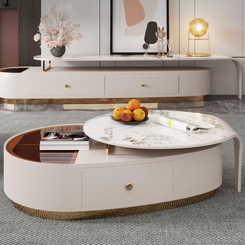LeChamp Coffee Table with TV Stand