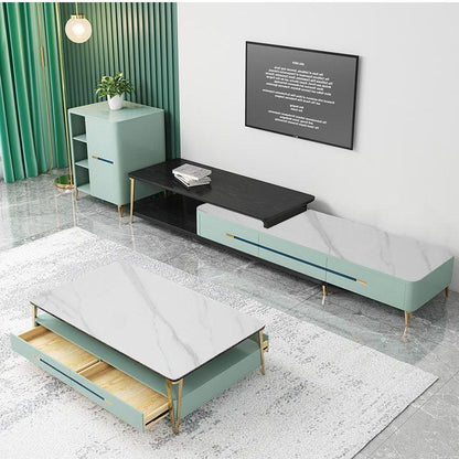 Vasagle Coffee Table with TV Stand, Green
