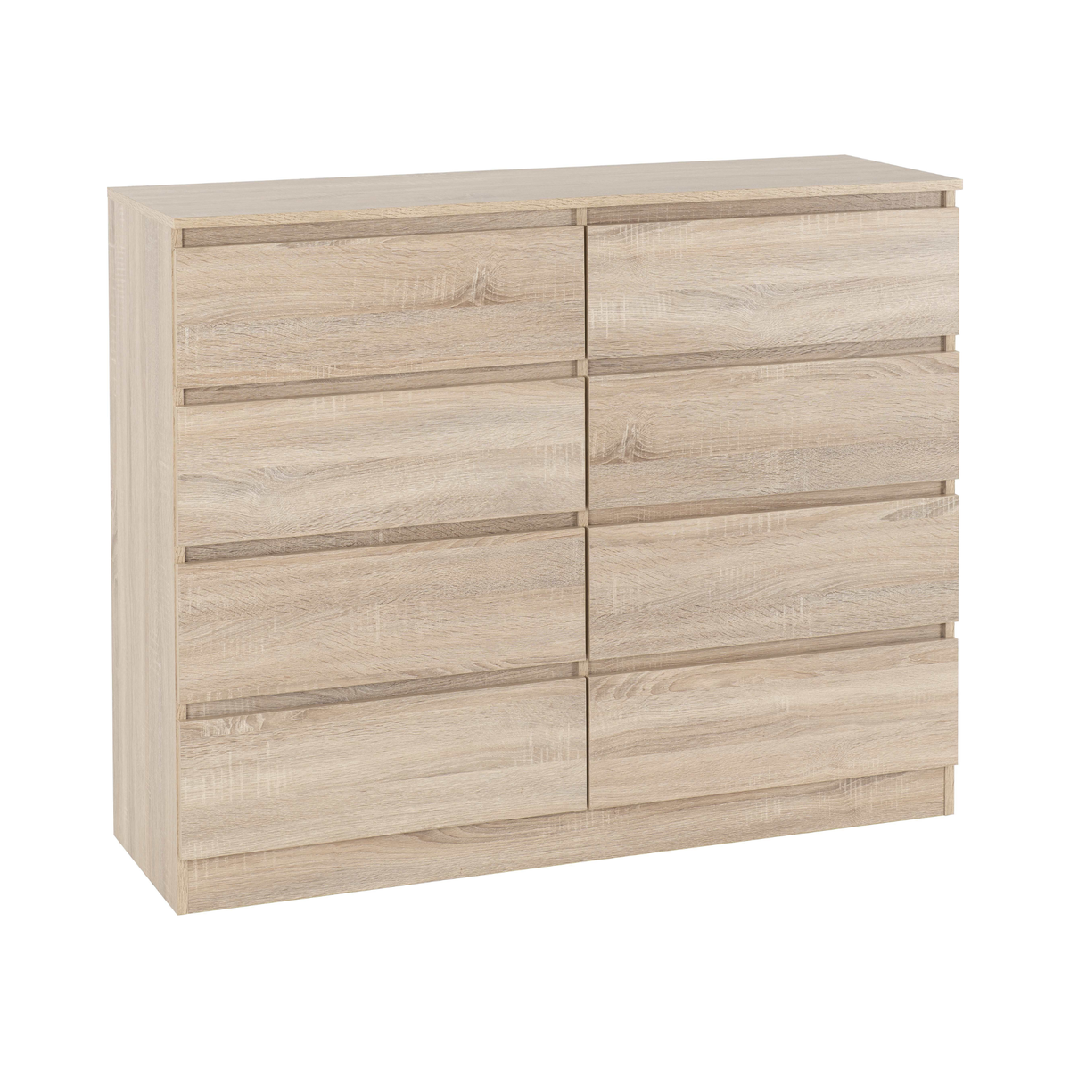 Malvern 8 Drawer Chest – Sonoma Oak Effect, Stylish Storage Solution