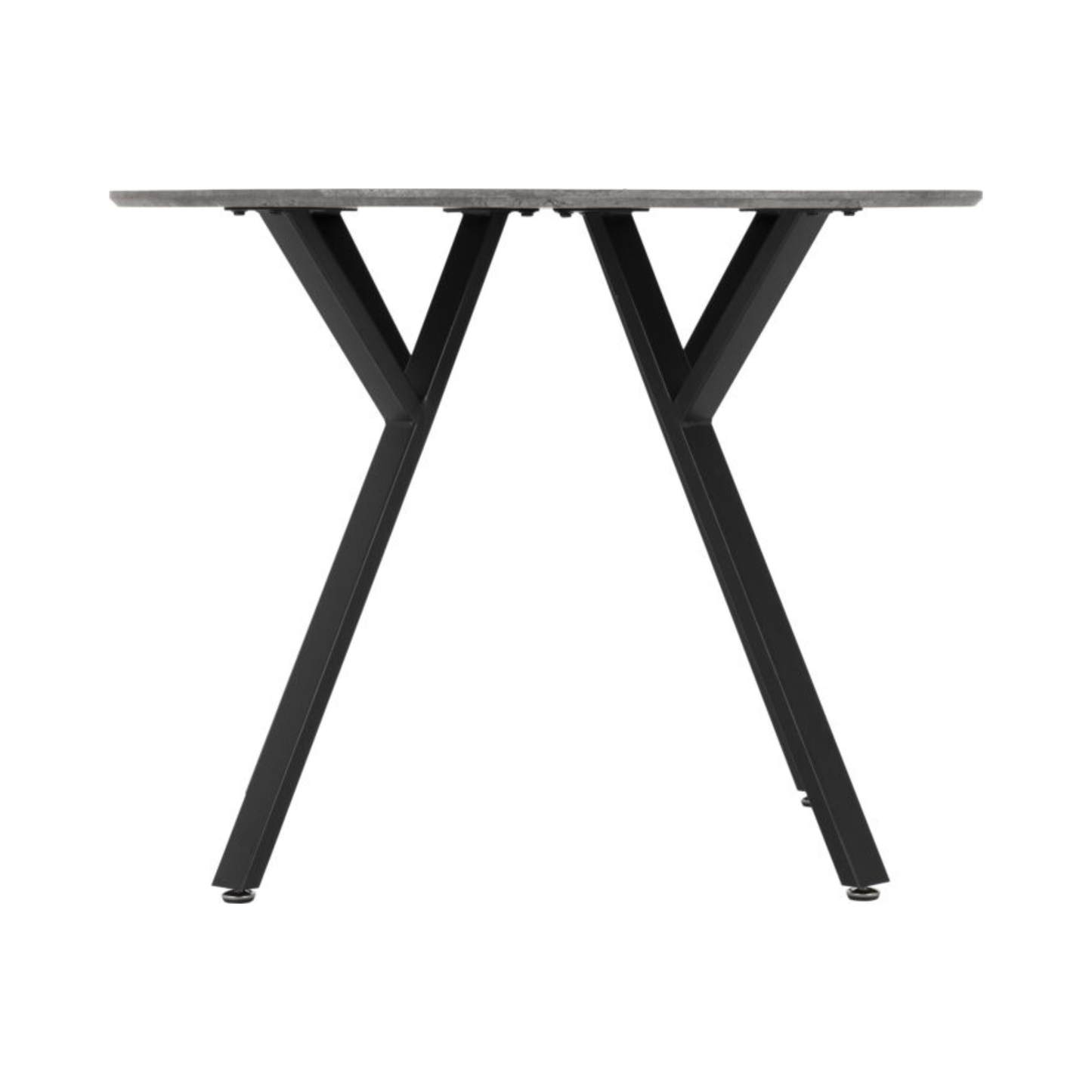 Athens Round Concrete-Effect Dining Table – 100cm