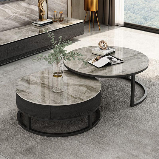 Gibs Nesting Coffee Table 60cm+80cm With Damage On Table Top For Display