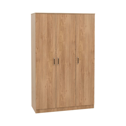 Dakota 3 Door Wardrobe – Oak Effect