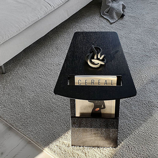 Pallas Side Table, With Magazine Rack