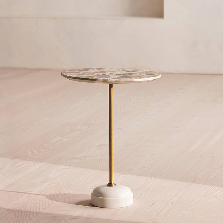 Cameron Side Table, Marble