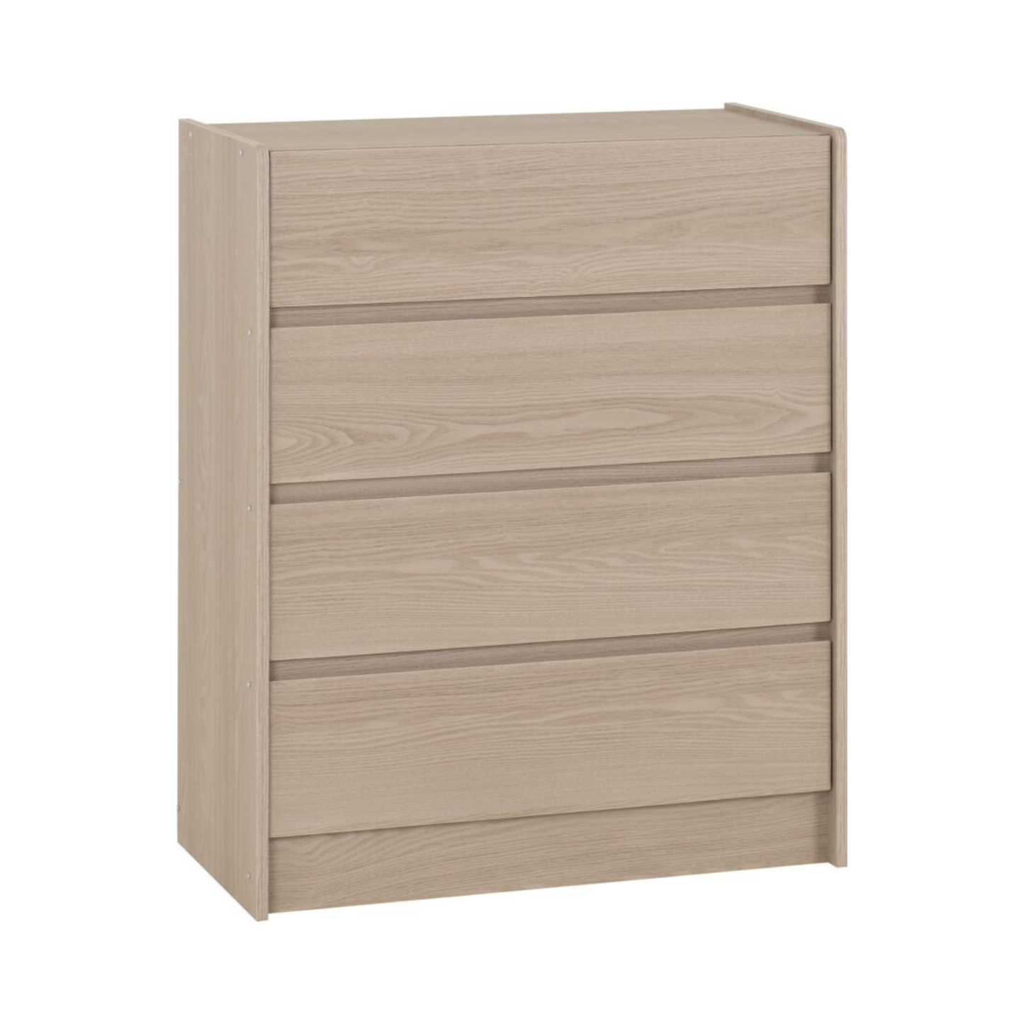 Paris 4 Drawer Chest - Smoked Ash Effect