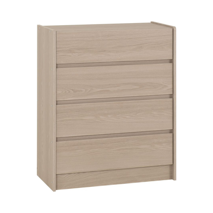 Paris 4 Drawer Chest - Smoked Ash Effect