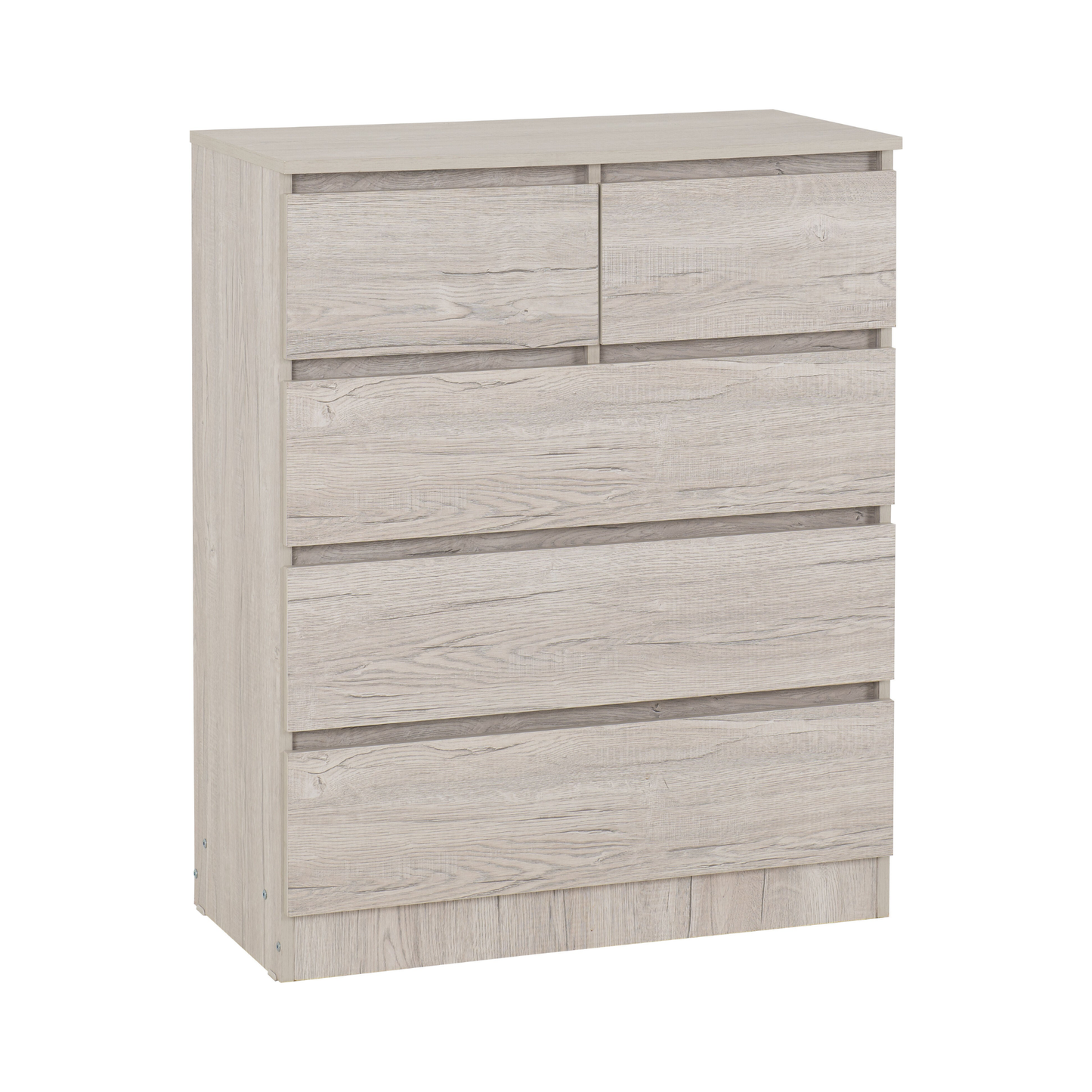 Malvern 3+2 Drawer Chest – Urban Snow, Stylish Storage Solution