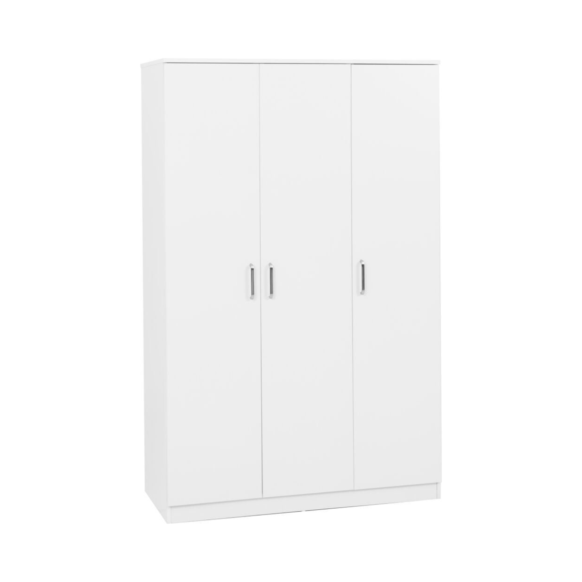 Dakota 3 Door Wardrobe – White
