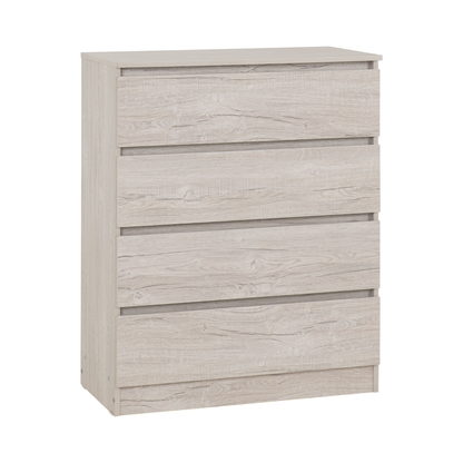 Malvern 4 Drawer Chest - Urban Snow