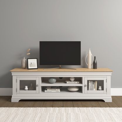 Bordeaux TV Stand - Ivory Oak