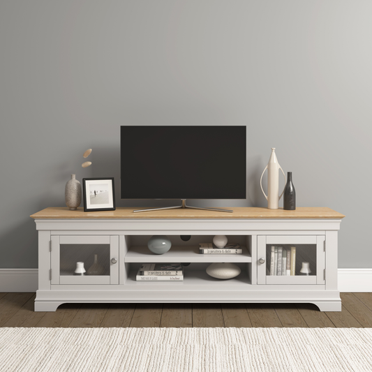 Bordeaux TV Stand - Ivory Oak