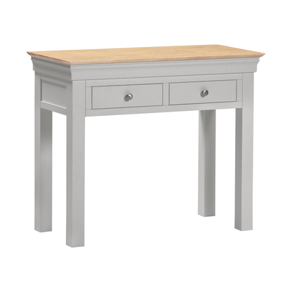 Bordeaux Console Table - Pebble Grey & Oak