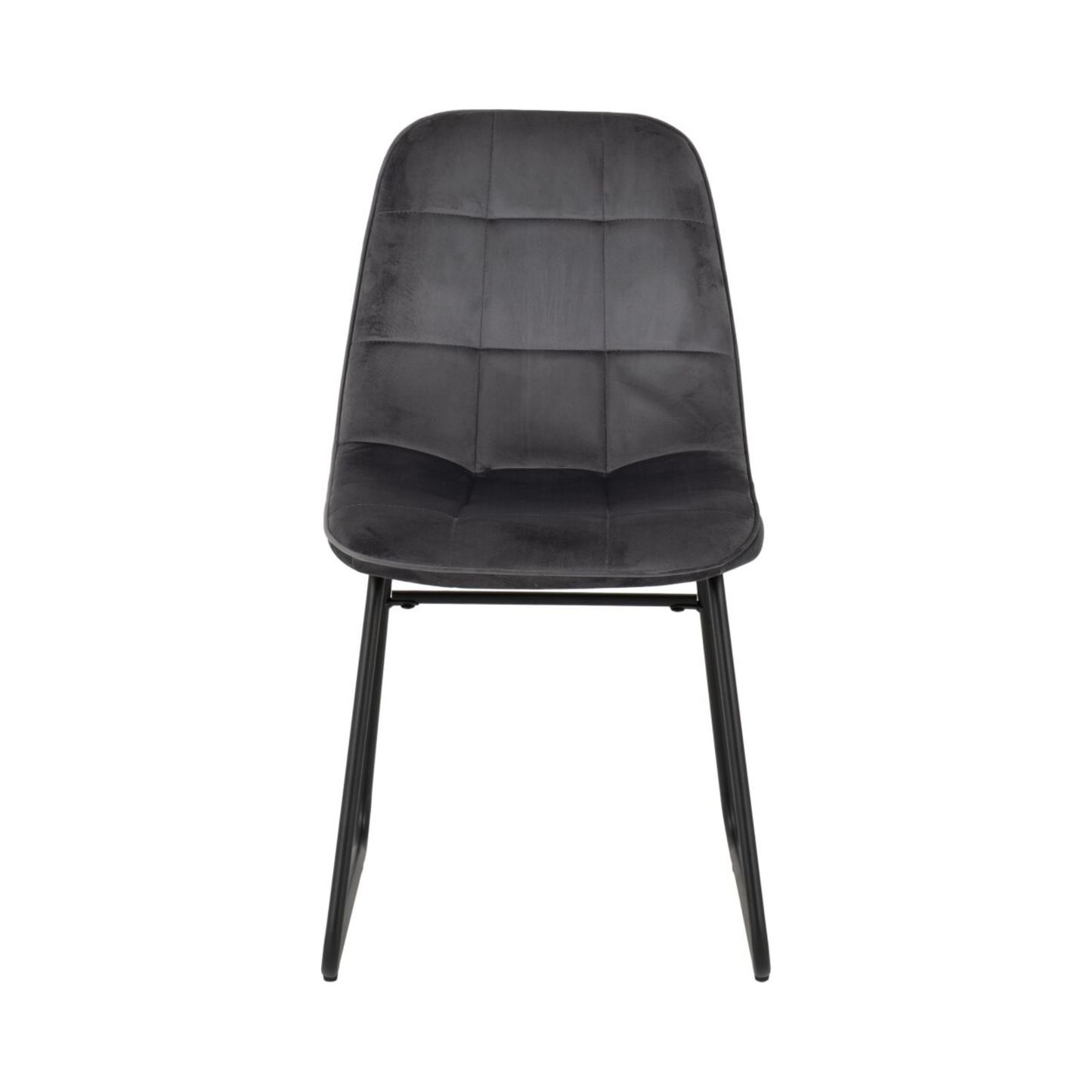 Lukas Dining Chair - Grey Velvet (Set of 2)