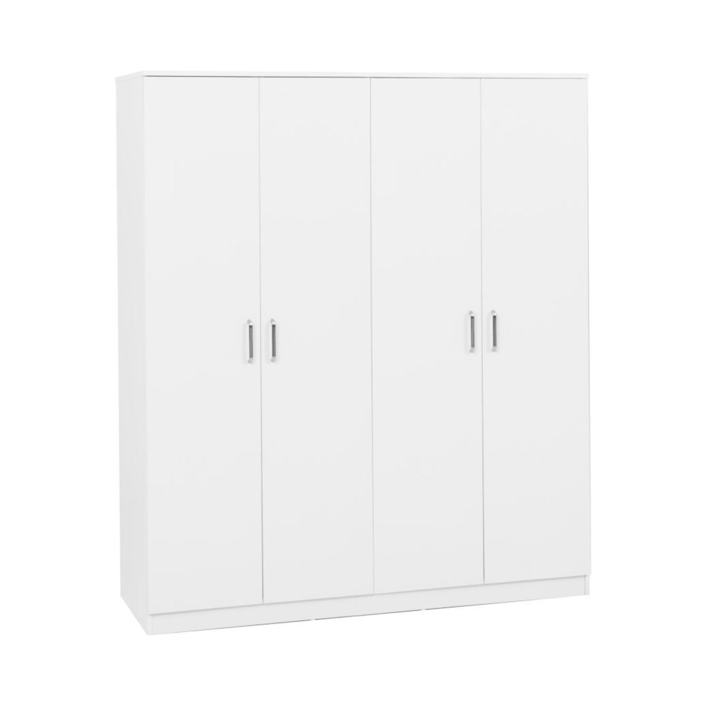 Dakota 4 Door Wardrobe – White