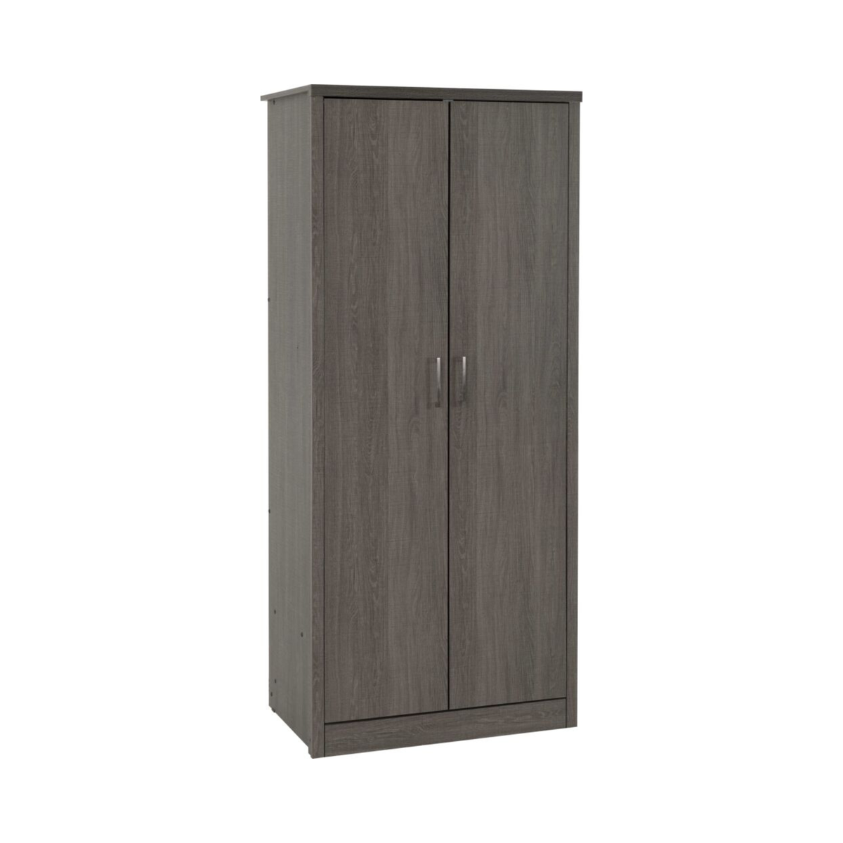 Lisbon 2 Door Wardrobe – Black Wood Grain