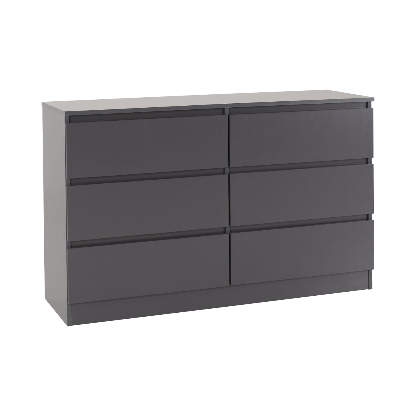 Malvern 6 Drawer Chest - Grey