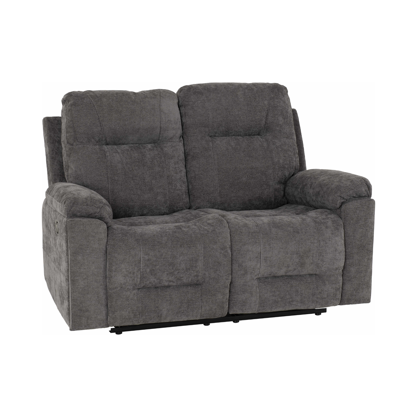Guildford 2 Seater Recliner Sofa - Grey Fabric