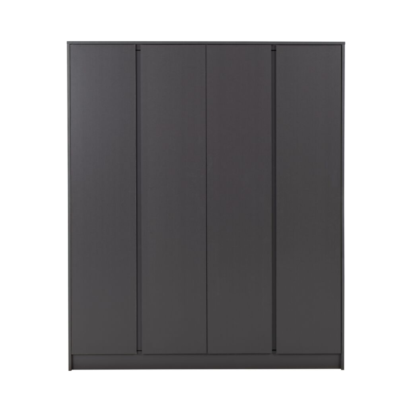 Malvern 4 Door Wardrobe – Grey | Modern Bedroom Storage