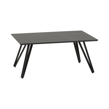 Marlow Coffee Table - Black Marble Effect, Modern Design