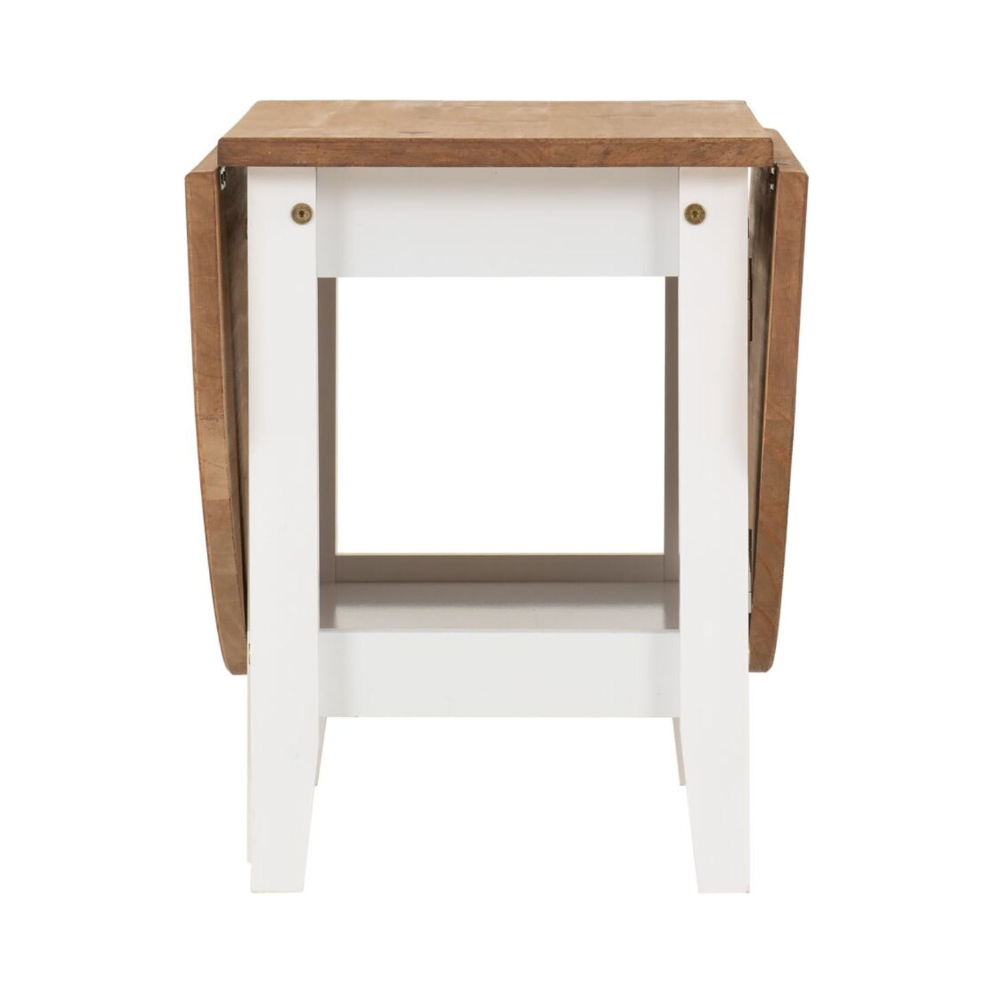 Santos Drop Leaf Coffee Table - White Distressed Waxed Pine