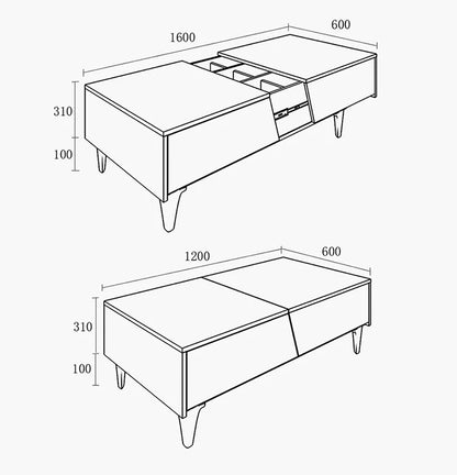 Noric Media Units, Extendable TV Stand, Coffee Table, Side Cabinet,  out of stock