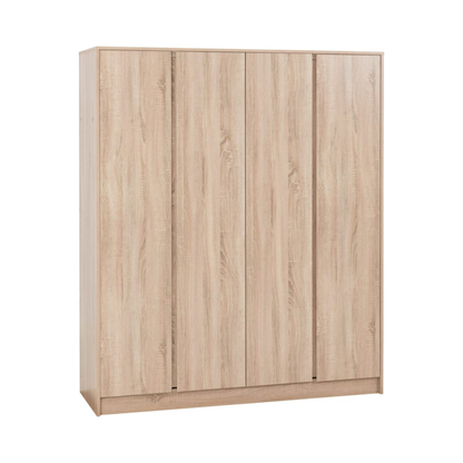Malvern 4 Door Wardrobe – Sonoma Oak Effect