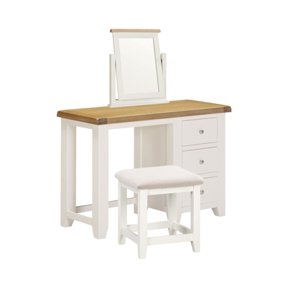 Windsor 3 Drawer Dressing Table Set – Ivory & Oak