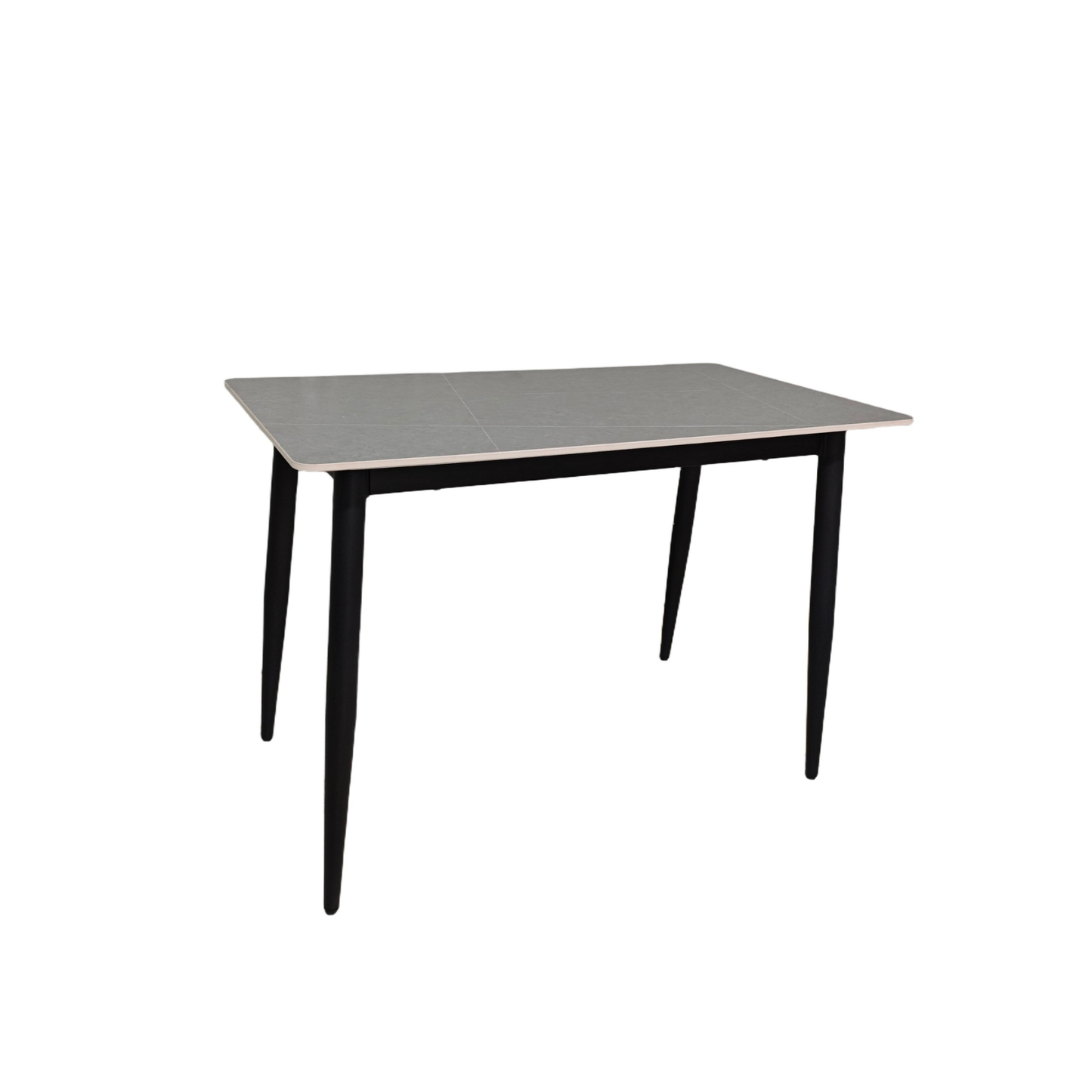 Nova Sintered Stone Dining Table 110x60cm – Grey Marble