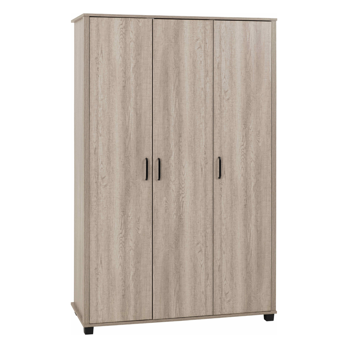 Oliver 3 Door Wardrobe - Light Oak Effect
