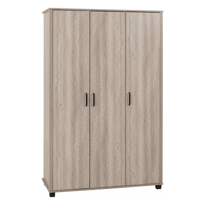 Oliver 3 Door Wardrobe - Light Oak Effect