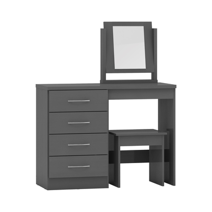 Nevada Dressing Table Set - 3D Effect Grey
