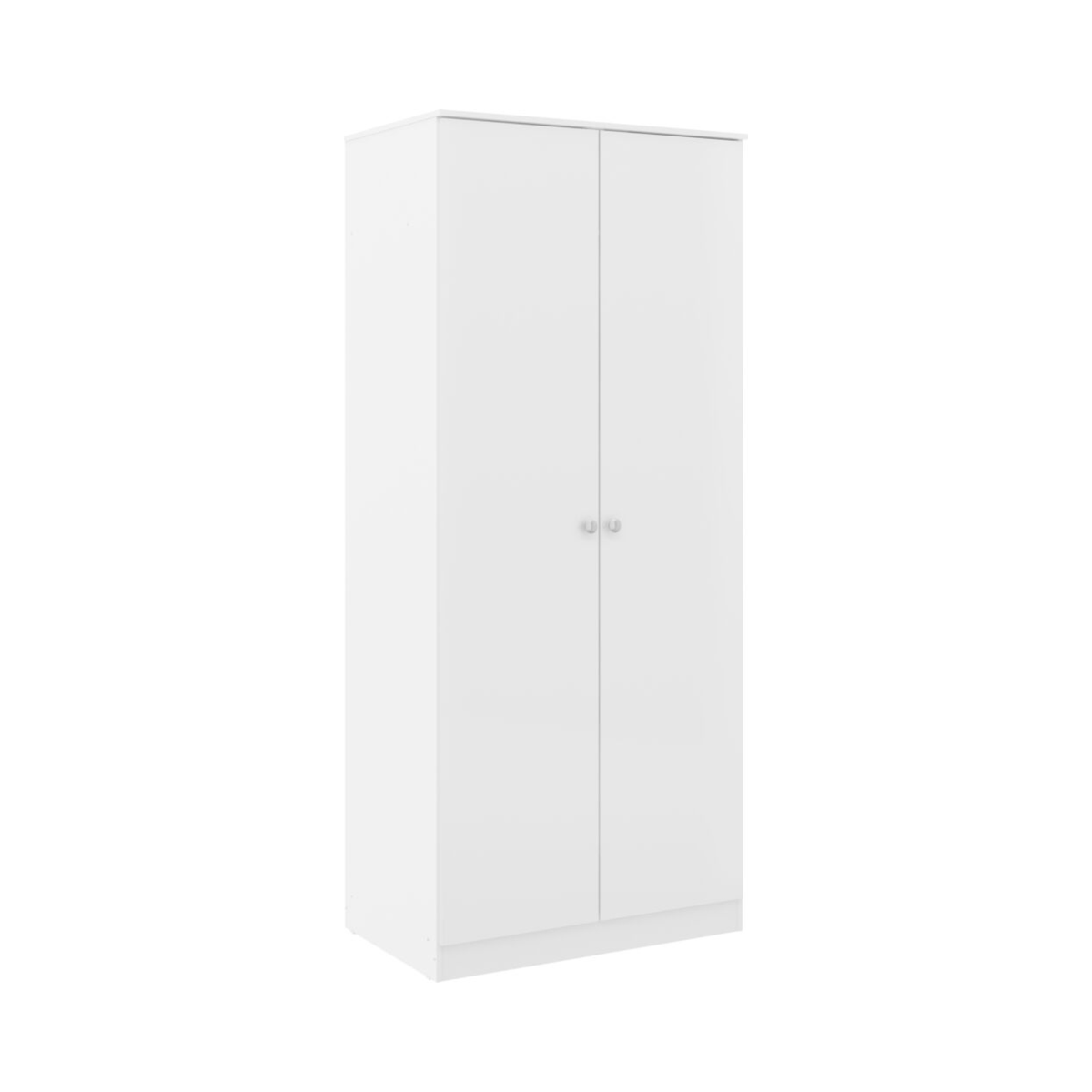 Denver 2 Door Wardrobe – White Gloss