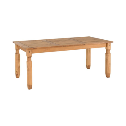 Corona 6' Dining Table – Distressed Waxed Pine