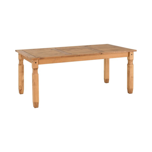 Corona 6' Dining Table – Distressed Waxed Pine